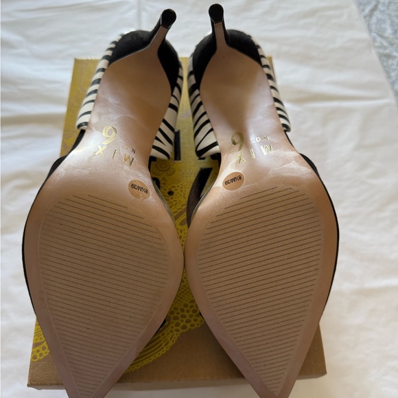 NIB Mix No. 6 Elegant Zebra Women's Heels sz 8.5 - Picture 5 of 10